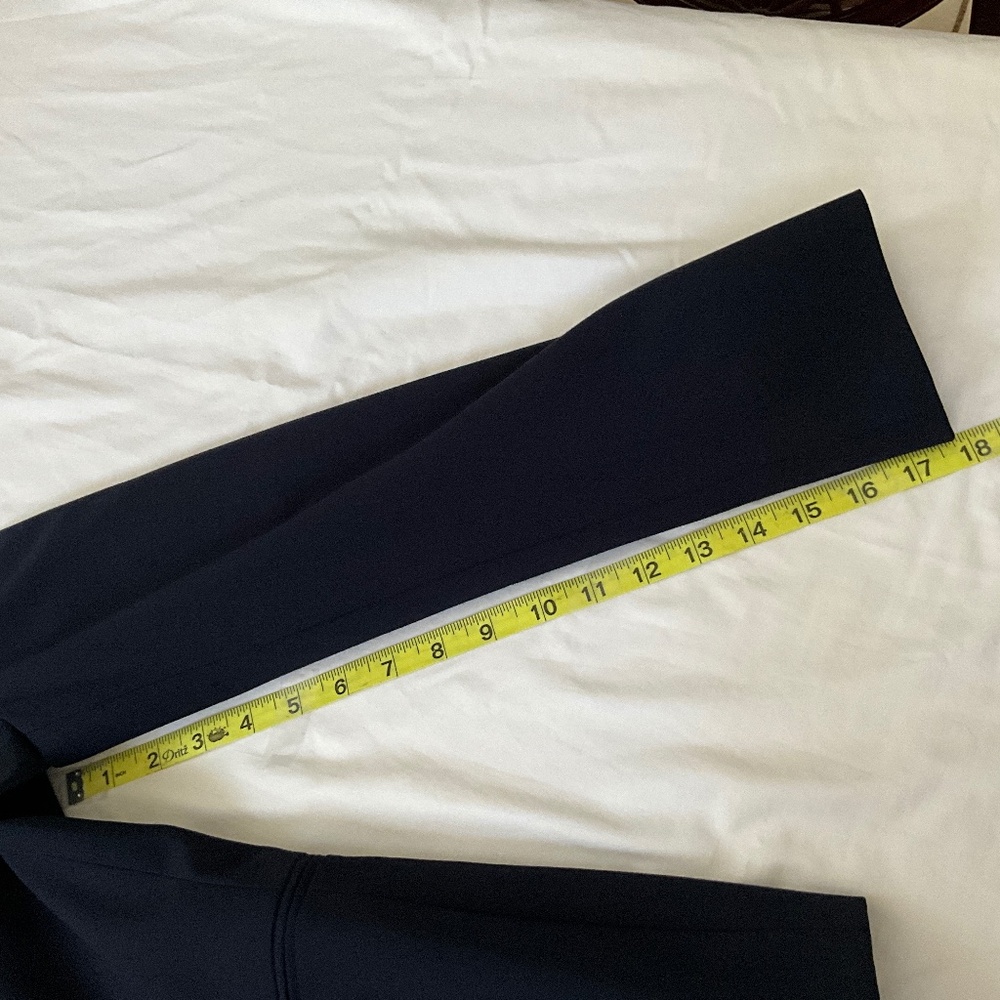 NWOT CALVIN KLEIN Stretch Fitted Blazer Size 2 Navy Blue - Picture 12 of 14
